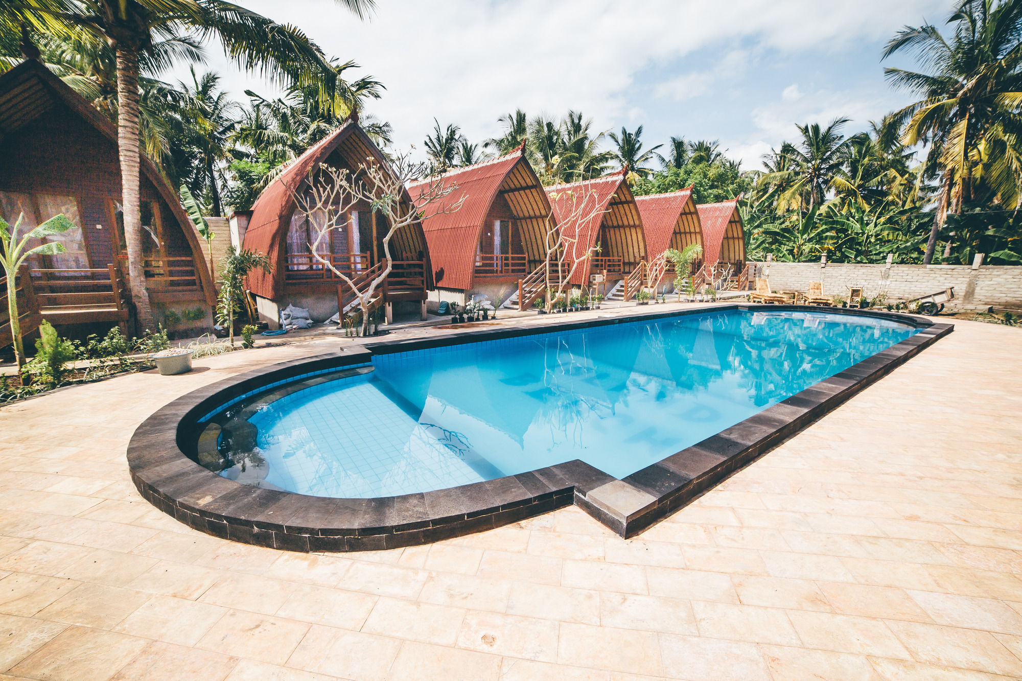 Island Beach Bungalow Gili Trawangan Exterior photo